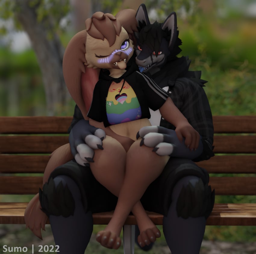 2022 3d_(artwork) absurd_res ahe_gao ambiguous_penetration anthro ass blender_(software) blush bottomless chair_position clothed clothed_sex clothing digital_media_(artwork) duo female female_penetrated fluffy from_behind_position fur hi_res hobkin humanoid king_sumo_(artist) looking_pleasured male male/female male_penetrating male_penetrating_female mammal on_lap open_mouth orgasm orgasm_face papa_gen papa_gen_(species) penetration public public_sex sex simple_background sitting sitting_on_lap size_difference smaller_female smaller_penetrated stealth_sex sumo_(character) tongue tongue_out topwear watermark