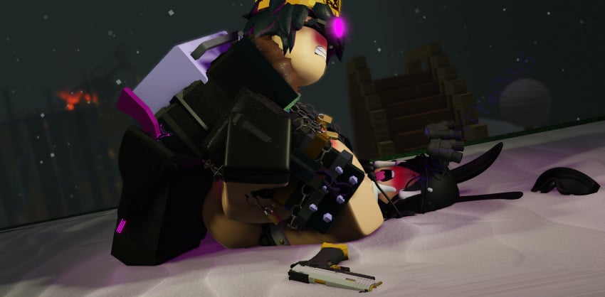 3d ahe_gao armor big_breasts blush bunny_girl closed_eyes cum cum_in_pussy cum_inside cum_on_face dark decaying_winter grace_(bloxmodeller) grimace gun mating_press moosty naked night_vision_goggles nighttime open_mouth outside pistol rape roblox roblox_game robloxian self_upload side_view sledge_king tactical_gear tongue_out vaginal_penetration