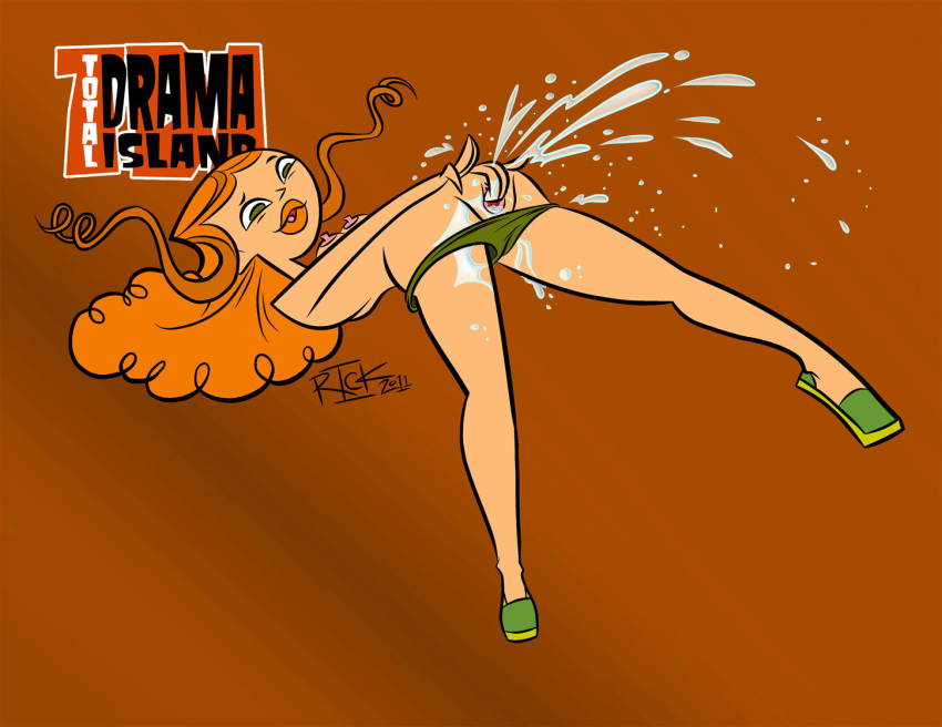 1girls 2011 breasts female female_ejaculation female_only ginger green_eyes human izzy_(tdi) long_hair masturbation nipples open_mouth orange_hair pussy pussy_ejaculation pussy_juice rickfields solo squirting tagme teenager total_drama_island vaginal_fingering