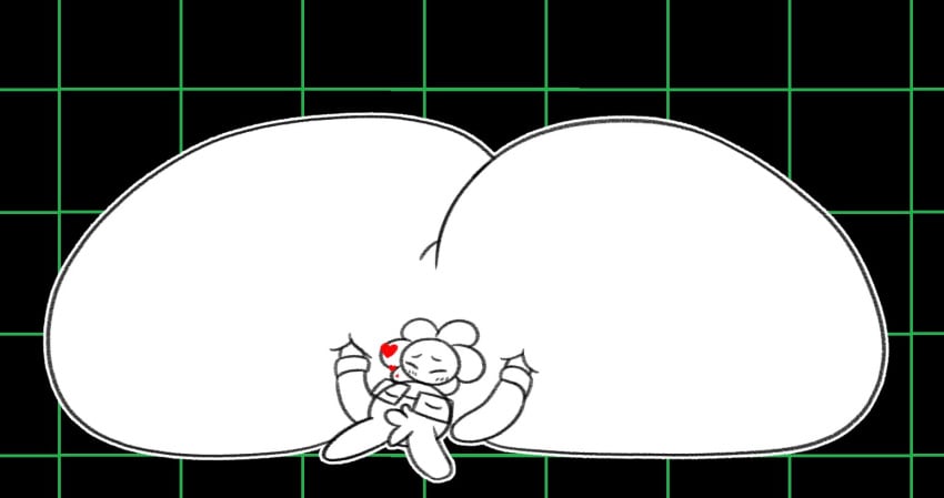 2d ass_built_separately ass_expansion big_ass bubble_butt flowey_the_flower flowey_with_nothing_else_but_a_massive_ass huge_ass hyper_ass lewdyoshyboy meat_wall_(body_type) rabbit scrade tagme toby_fox undertale undertale_(series)