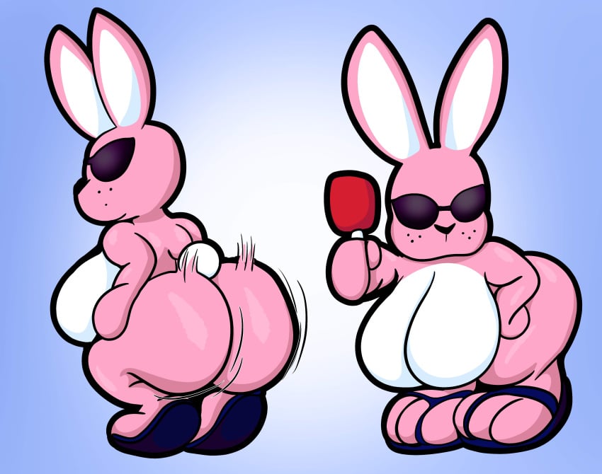 big_ass big_breasts big_breasts big_butt bunny energizer energizer_bunny mascot rule_63 someth1ngoranother