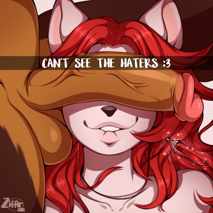 2021 :3 absurd_res anthro balls big_penis bite biting_lip can't_see_the_haters cant_see_the_haters digital_drawing_(artwork) digital_media_(artwork) domestic_cat duo felid feline felis fur gem genitals hair hedgie_(fursona) hi_res humanoid_genitalia humanoid_penis male mammal meme penis penis_on_face red_hair ruby_(gem) signature simple_background smile unknown_species vein veiny_penis white_body white_fur ziffir