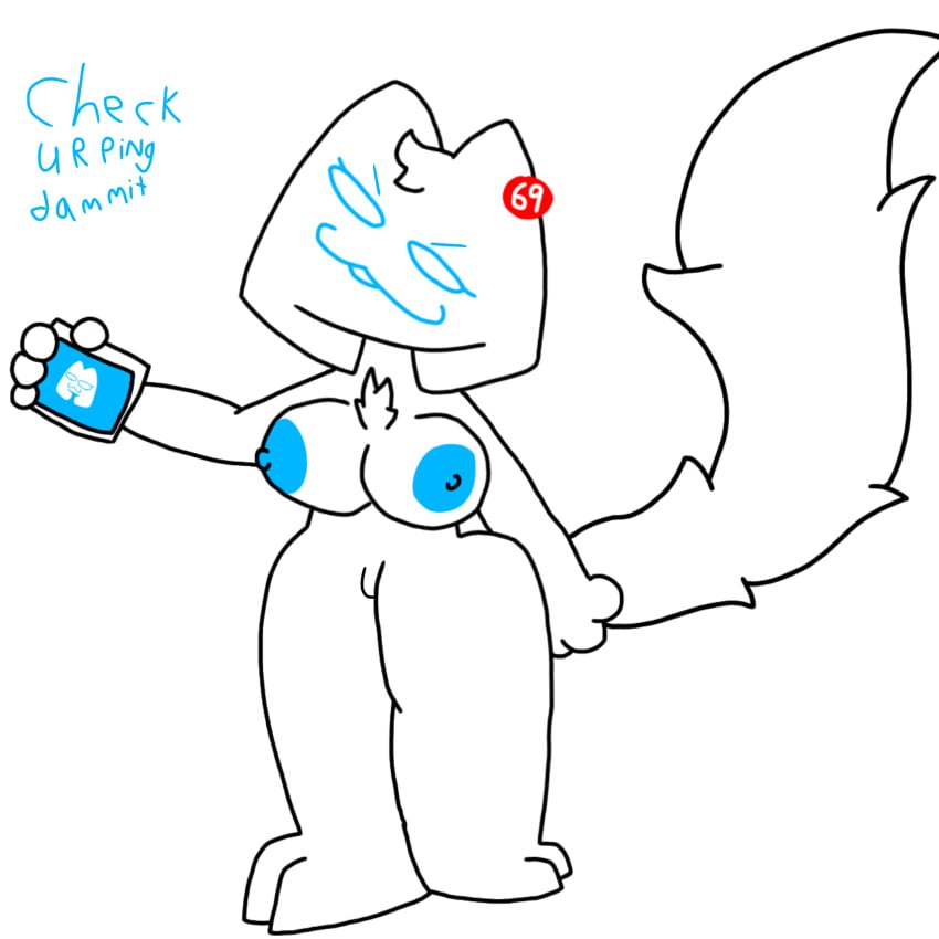 angry clyde_(discord) daisy_(discord) discord discord_(app) felid feline female hi_res mammal shishilan666 solo