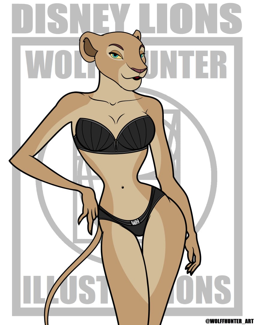 anthro breasts disney female fur furry gilf girl looking_at_viewer nala nipples pussy solo the_lion_king wolffhunter_art