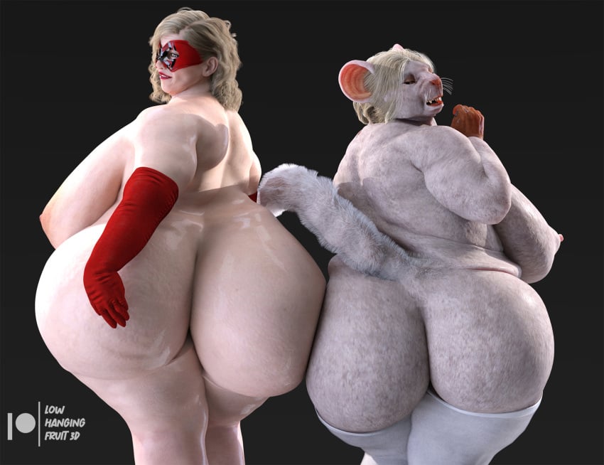 1girls 2girls 3d 3d_(artwork) anthro areolae ass background bbw big_ass big_breasts blonde_hair blue_eyes breasts butt_focus chubby chubby_anthro chubby_female daz3d daz_studio duo duo_focus fat fat_ass female granny hips large_areolae large_ass large_breasts legs lowhangingfruit3d_(artist) marianne_armstrong_(lhf3d) mature mature_female nipples nude nude_female obese oiled oiled_skin old old_woman original_character overweight overweight_female rat rodent spider-gran_(lhf3d) stockings superheroine tail thick thick_ass thick_legs thick_thighs thighs voluptuous wide_hips