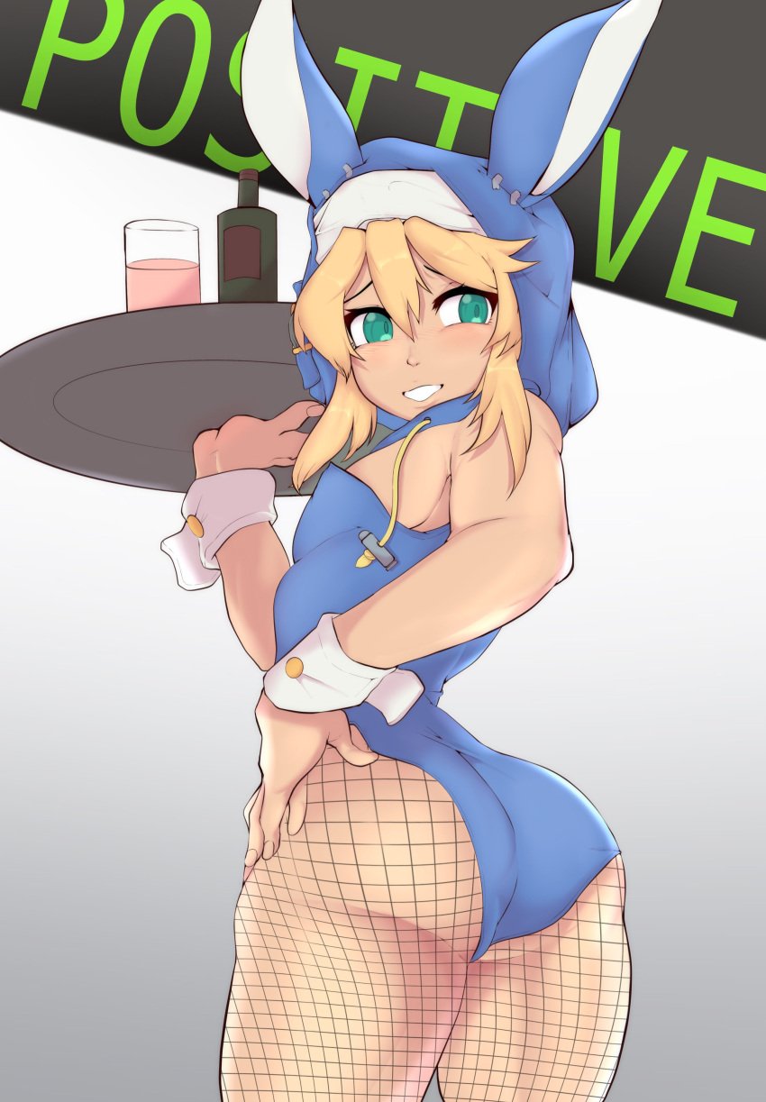 1boy 2020s 2023 20s alcohol arc_system_works ass big_ass big_butt blonde_hair blue_eyes bottle bridget bridget_(guilty_gear) bridget_grin bubble_ass bubble_butt bunny_ears bunnysuit butt digital_drawing_(artwork) digital_media_(artwork) eyebrows eyelashes fat_ass fat_butt femboy feminine feminine_male girly_boy guilty_gear guilty_gear_strive hexprinxess hi_res hoodie huge_ass huge_butt human human_focus human_only leotard light_skin male male_focus male_only plump_ass round_ass round_butt sissy solo standing thick thick_ass thick_thighs thighs tomgirl trap video_games wide_hips