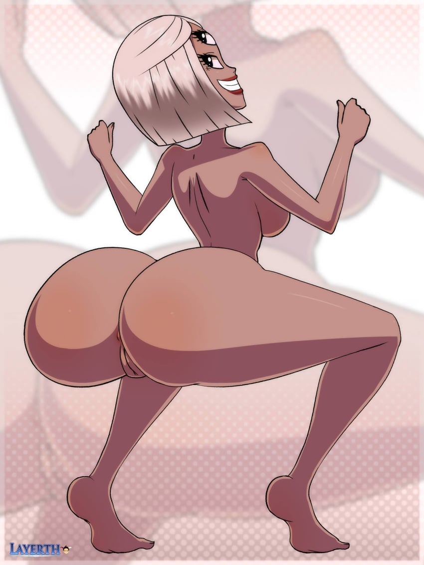 1girls absurd_res alien alien_girl alien_humanoid anus ass ass_focus back barefoot big_ass big_breasts black_eyes breasts bubble_butt cartoon_network completely_nude completely_nude_female feet female female_only full_body hi_res humanoid large_ass layerth looking_back multi_eye naked naked_female narc_(samurai_jack) nude nude_female pussy samurai_jack short_hair smile soles solo solo_female squatting thick_thighs white_hair wide_hips