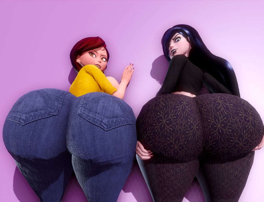 2girls 3d ass ass_focus ass_support big_ass big_breasts big_butt black_hair bottom_heavy breasts brown_hair bubble_ass bubble_butt dat_ass disney fat_ass fat_butt female female_only females females_only gigantic_ass goth goth_girl gothic hair_covering_eye helen_parr huge_ass huge_breasts huge_butt large_ass large_breasts large_butt long_hair looking_at_viewer looking_back massive_ass mature mature_female milf mother mother_and_daughter pixar prevence short_hair smooth_skin the_incredibles thick_ass thick_thighs tight_clothing up_close violet_parr wide_hips