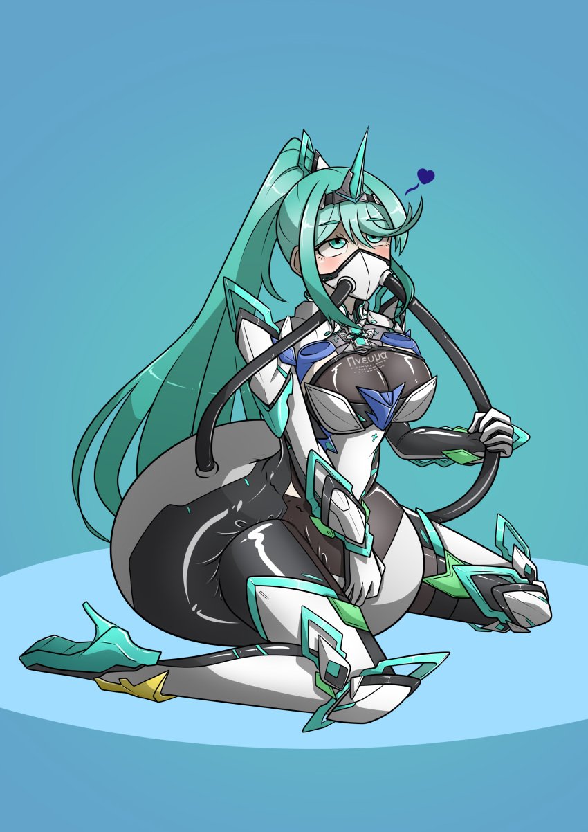 diaper diaper_fetish diapersuit ethanol_(artist) gas_mask hose hosesuit pneuma_(xenoblade) xenoblade_(series) xenoblade_chronicles_2