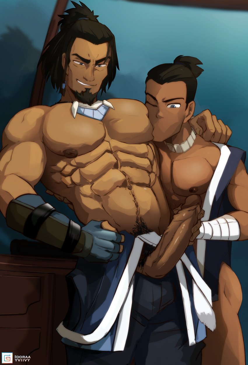 2boys age_difference artist_name avatar_legends avatar_the_last_airbender bara clothing dark-skinned_male dark_skin dilf father_and_son fully_retracted_foreskin gay hakoda handjob incest lilprincyvi male male/male male_only melanin muscular muscular_male nickelodeon nipple_play older_man_and_younger_boy parent_and_child partially_clothed pubic_hair sokka sucking_nipple teen_boy teenager treasure_trail water_tribe yaoi