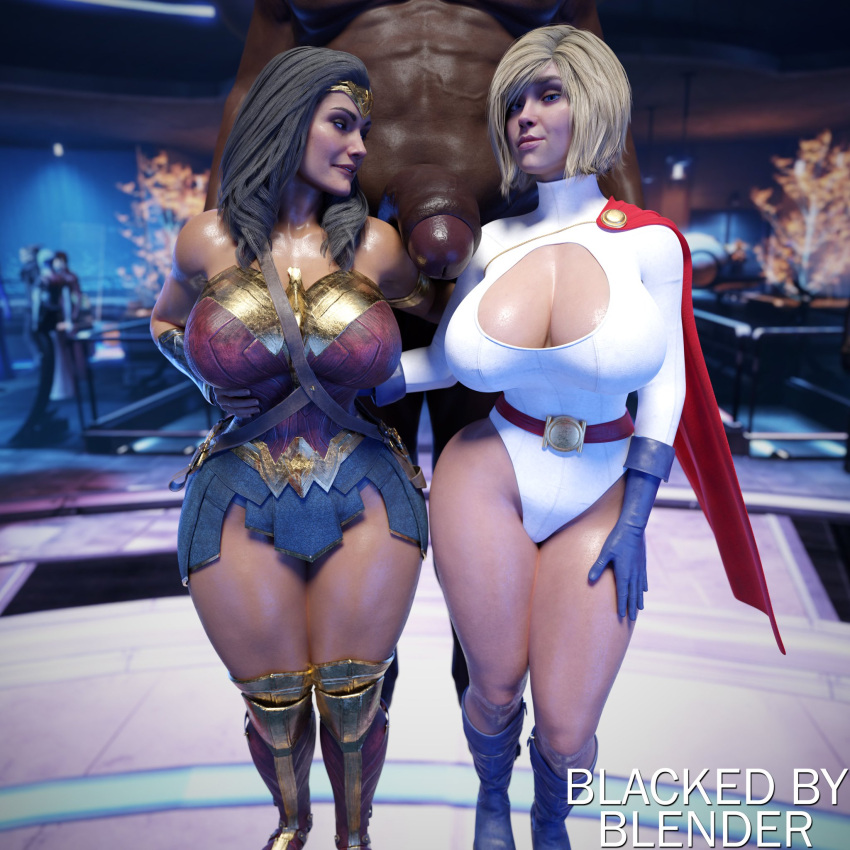 1boy 2girls 3d alien alien_girl alien_humanoid alternate_version_available amazon athletic athletic_female big_ass big_breasts big_penis bimbo black_hair blackedblender blonde_hair blue_eyes bob_cut breasts brown_hair bust busty chest cleavage clothed_female_nude_male cock_pointing_towards_viewer curvaceous curvy curvy_figure dark-skinned_male dark_hair dark_skin dc dc_comics demigoddess diana_prince earth_2 eyebrows eyelashes eyes female female_focus fit fit_female hair hero heroine hips hourglass_figure huge_breasts huge_cock humanoid imminent_sex injustice:_gods_among_us injustice_2 interracial justice_society_of_america kara_zor-el karen_starr kryptonian large_breasts large_penis legs light-skinned_female light_skin lips long_hair looking_at_penis looking_at_viewer lower_body medium_hair netherrealm_studios nose penis_towards_viewer power_girl power_girl_(injustice) princess short_hair showing_off smaller_female smug superhero superheroine superman_(series) themysciran thick thick_legs thick_thighs thighs toned toned_female top_heavy upper_body voluptuous waist wide_hips wonder_woman wonder_woman_(injustice) wonder_woman_(series)