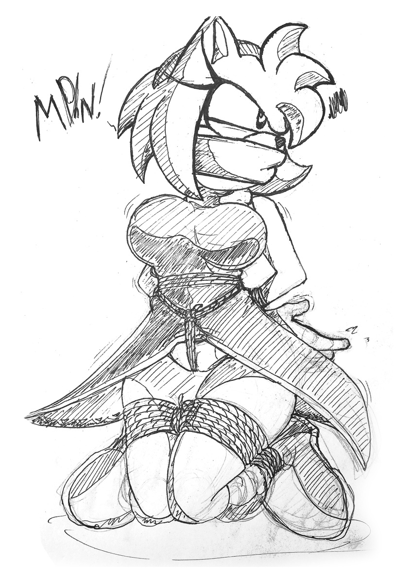 amy_rose angry bondage boots bound bound_ankles bound_hands bound_legs bound_wrists crotch_rope damsel_in_distress darkman-zero gag gagged panties pink pink_body pink_fur pink_skin rope rope_bondage skirt sonic_(series) sonic_the_hedgehog_(series) tape tape_gag thick_thighs thighs tied tied_ankles tied_hands tied_legs tied_up tied_wrists upskirt