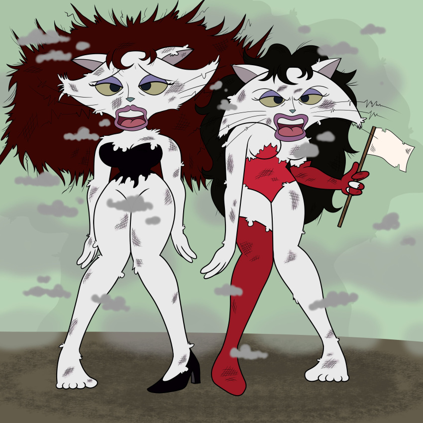 anthro ba_after_dark bruise catgirl eek!_the_cat embarrassed enf furry