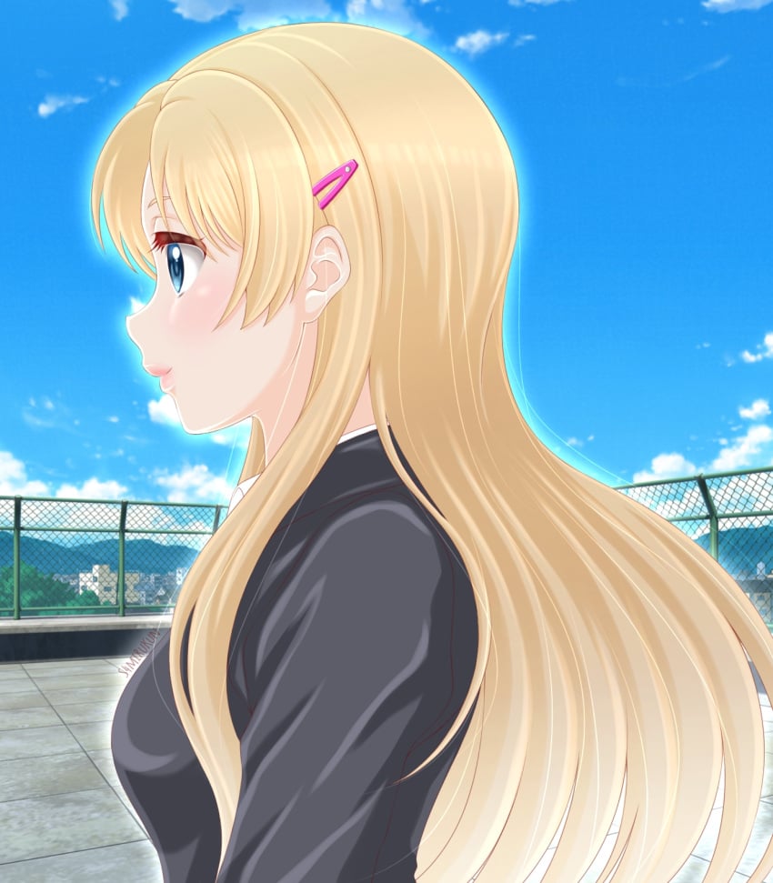 blonde_hair blue_eyes chuunibyou_demo_koi_ga_shitai! dekomori_sanae long_hair s4mirukun