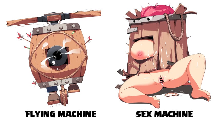 1girls after_sex archer_(clash_of_clans) big_breast big_breasts bottomless bottomless_female breast_out cannon censored censored_pussy chobonolly clash_(series) clash_royale covered_breast covered_face cum cum_in_pussy cum_inside cum_on_breast cum_on_object cumshot female female_only flying_machine_(clash_royale) functionally_nude functionally_nude_female huge_breast one_breasts_out partially_clothed partially_clothed_female pink_hair pussy shiny shiny_skin solo solo_female supercell tagme