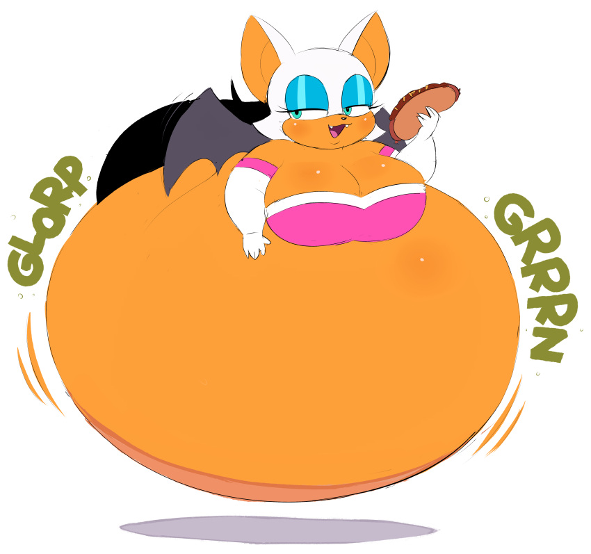 1girls bat belly big_belly breasts chili_dog chillydog cleavage fat fat_female fat_fetish female female_only fetish furry furry_only huge_breasts hyper_belly obese obese_female rouge_the_bat sega solo sonic_(series) spaghettiz ssbbw stomach