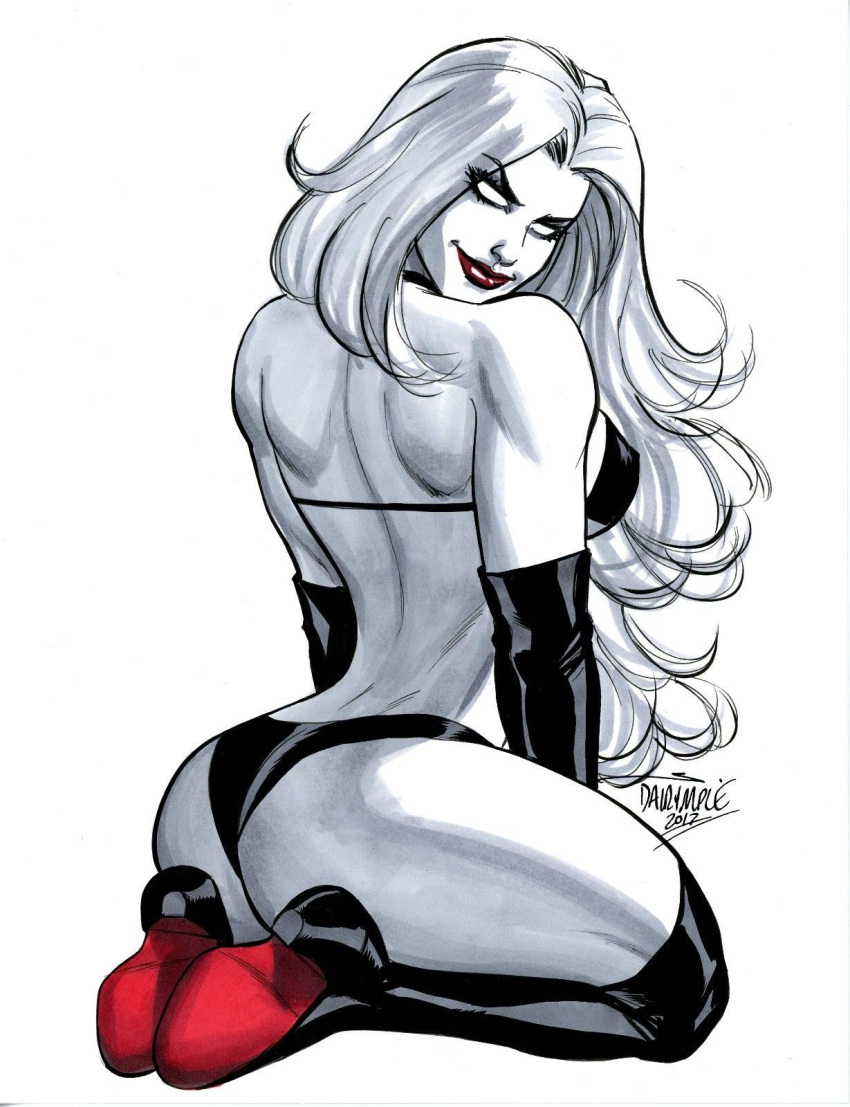 big_breasts chaos_comics coffin_comics death_(personification) female_focus female_only grim_reaper hi_res lady_death long_hair looking_at_viewer queen_of_the_dead scott_dalrymple voluptuous_female white_body white_hair white_sclera