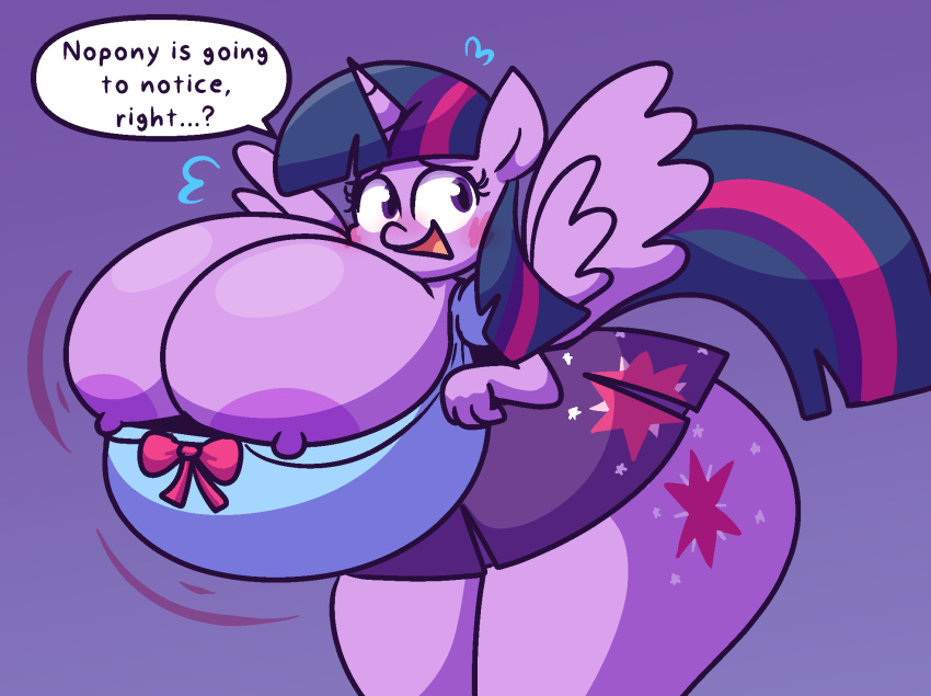 big_breasts breasts gigantic_breasts gravtitty huge_breasts my_little_pony twilight_sparkle_(mlp)