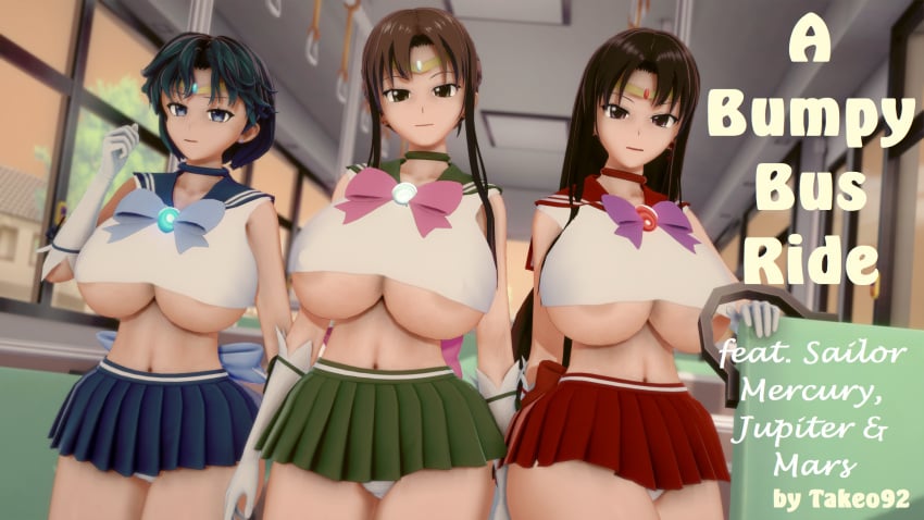 3d 3girls ami_mizuno big_ass big_breasts bishoujo_senshi_sailor_moon black_hair blue_eyes blue_hair brown_eyes brown_hair bus busty clothing cover_page curvaceous curvy erect_nipples female female_focus female_only green_eyes huge_ass huge_breasts koikatsu large_ass large_breasts long_hair looking_at_viewer makoto_kino microskirt miniskirt panties ponytail rei_hino revealing_clothes ribbon sailor_jupiter sailor_mars sailor_mercury sailor_senshi_uniform sailor_uniform short_hair skimpy skimpy_clothes skirt takeo92 thick_thighs tight_clothing underboob wide_hips