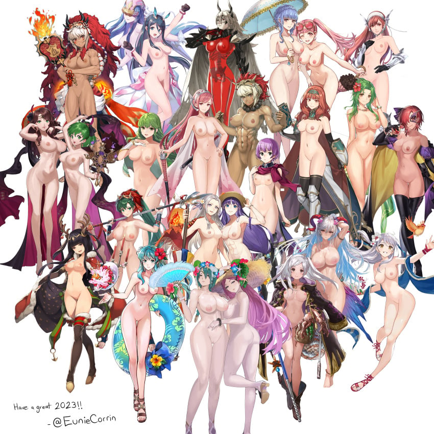 26girls 6+girls ;d abs adjusting_hair alternate_costume altina_(fire_emblem) altina_(summer)_(fire_emblem) antlers aqua_eyes aqua_hair areolae armpits ass ass_visible_through_thighs axe bangs bare_arms bare_legs bare_shoulders bare_thighs barefoot beauty_mark big_ass black_eyes black_hair black_nails blue_eyes blue_hair blue_nails book boots bottle bow_(weapon) braid braided_ponytail breasts brown_eyes brown_hair caeda_(tms#fe) candle candlestand cape capelet celica_(fire_emblem) cherche_(fire_emblem) christmas christmas_outfit coat collarbone completely_nude dancer dark-skinned_female dark_skin dorothea_arnault dorothea_arnault_(plegian) earrings edelgard_von_hresvelg edelgard_von_hresvelg_(summer) edit eirika_(fire_emblem) eirika_(summer)_(fire_emblem) elbow_gloves elincia_ridell_crimea elincia_ridell_crimea_(summer) euniecorrin eyewear_on_head female female_focus female_only fingerless_gloves fire fire_emblem fire_emblem:_genealogy_of_the_holy_war fire_emblem:_new_mystery_of_the_emblem fire_emblem:_path_of_radiance fire_emblem:_radiant_dawn fire_emblem:_the_blazing_blade fire_emblem:_the_sacred_stones fire_emblem:_three_houses fire_emblem_awakening fire_emblem_echoes:_shadows_of_valentia fire_emblem_fates fire_emblem_heroes fish fishing_net flower freyja_(fire_emblem) freyja_(summer)_(fire_emblem) functionally_nude functionally_nude_female gloves goat green_eyes green_hair grey_eyes grey_hair grin hair_between_eyes hair_flower hair_over_one_eye half_mask hand_fan hat headband headwear high_heels hilda_valentine_goneril hilda_valentine_goneril_(summer) horns innertube katarina_(fire_emblem) lantern large_breasts large_penis legs leila_(fire_emblem) leila_(thief)_(fire_emblem) lene_(fire_emblem) lene_(plegian)_(fire_emblem) loki_(fire_emblem) loki_(summer)_(fire_emblem) long_hair looking_at_viewer lyn_(fire_emblem) lyn_(flame)_(fire_emblem) marianne_von_edmund marianne_von_edmund_(summer) mask medium_breasts medium_hair micaiah_(fire_emblem) micaiah_(summer)_(fire_emblem) mole mole_under_mouth multicolored_hair multiple_girls muscular muscular_female nail_polish naked_boots naked_cape naked_capelet naked_coat naked_footwear naked_gloves naked_hat naked_headwear naked_heels naked_sandals naked_stockings naked_thighhighs navel necklace net ninja nintendo nipples nude nude_female nude_filter nude_male official_alternate_costume one_eye_closed open_mouth orange_eyes orange_hair oribe_tsubasa palla_(falcon_knight)_(fire_emblem) palla_(fire_emblem) parasol pink_eyes pink_hair pink_nails plain_background plegian plushie ponytail purple_eyes purple_hair purple_nails pussy red_eyes red_hair red_nails rinkah_(fire_emblem) rinkah_(flame)_(fire_emblem) robin_(female)_(summer)_(fire_emblem) robin_(fire_emblem) robin_(fire_emblem)_(female) shell shield short_hair shoulders silver_hair simple_background skelly_jelly smile spear splooshiemon straw_hat sun_hat sunglasses sunglasses_on_head sword teal_eyes teal_hair tharja_(fire_emblem) tharja_(winter)_(fire_emblem) thick_thighs thigh_boots thighhighs thighs thorr_(fire_emblem) thorr_(summer)_(fire_emblem) thrasir_(fire_emblem) tokyo_mirage_sessions_#fe transparent_body twintails umbrella vagina very_long_hair violet_hair vulva weapon white_background white_hair wink yellow_eyes yune_(fire_emblem)