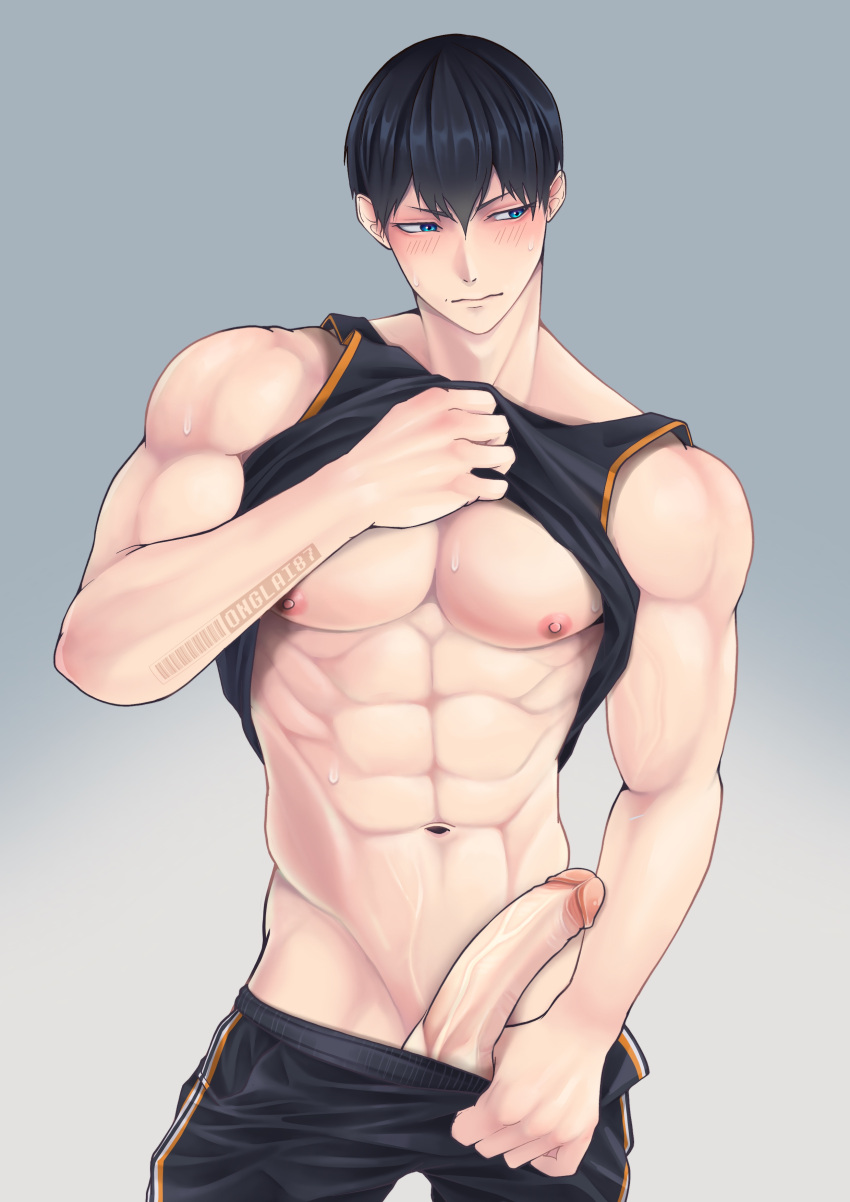 haikyuu!! male male_only onglai87 solo_male tagme tobio_kageyama