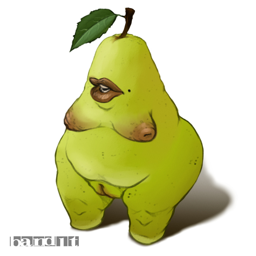 1:1 1girls animate_inanimate anthro armless band1tnsfw beauty_mark belly big_belly big_lips big_lips_no_eyes breasts digital_art digital_media_(artwork) fat fat_belly female_only food food_creature fruit lips mole no_arms no_eyes no_feet pear pinup portrait pussy simple_background solo solo_female thick_lips thick_thighs what