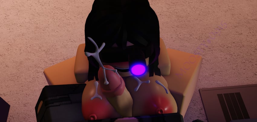 3d cum_on_breasts cum_on_face cumming decaying_winter dominant_female lizzy moosty paizuri roblox roblox_game robloxian self_upload smiling tagme titjob top_view yosef_(decaying_winter)