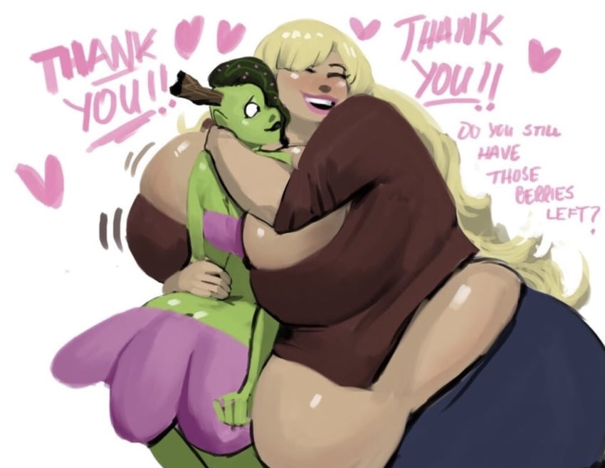 bbw bimbo bimbofication blonde_hair expansion expansion_sequence fat fat_ass green_skin male/female overweight overweight_female pink_text sonier103 squished_breasts text transformation transformation_sequence weight_gain