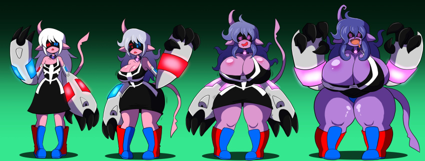 ass_expansion brainwashing breast_expansion corruption female hair_color_change hair_growth hex_maniac hexification high_heels huge_ass huge_breasts human_to_anthro identity_death pokemon prinnydood skin_color_change thick_thighs thigh_expansion transformation transformation_sequence wide_hips