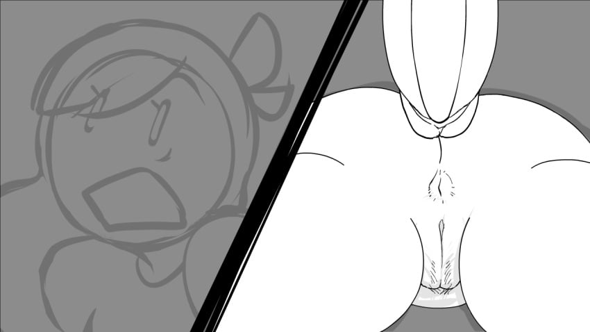 1boy 1girls 2019 anal anal_penetration animated anus ass big_ass big_penis bluebreed bottomless female gif half-dressed jaiden_animations jaidens_mom just_the_tip long_hair male/female milf mob_face monochrome no_panties older_female penis pubic_hair pussy sketch straight test white_skin youtube