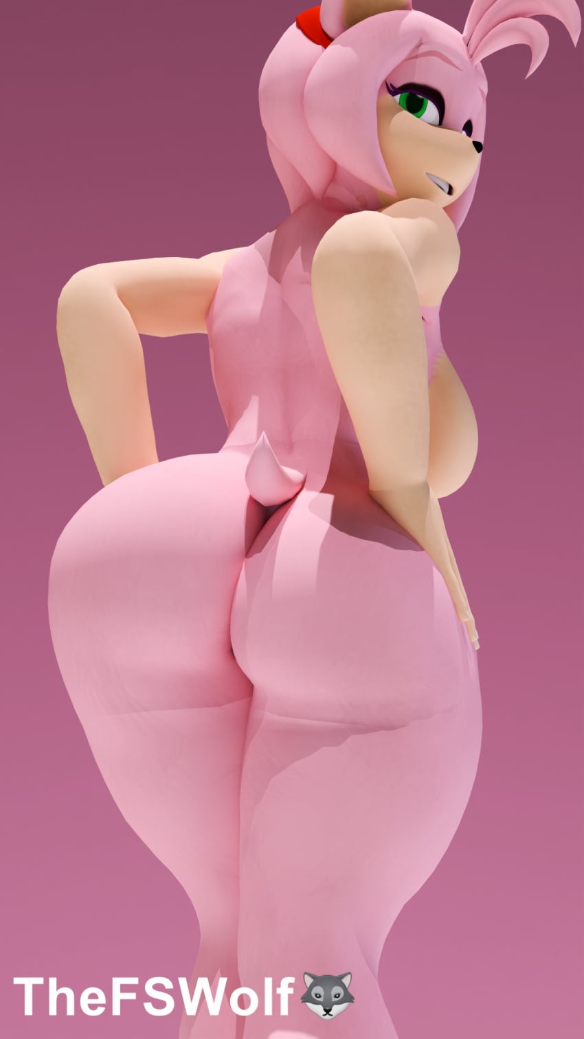 amy_rose amy_rose_(warfaremchine) ass ass_bigger_than_head ass_crack ass_focus ass_up big_ass big_butt big_thighs female female_focus female_on_top female_only looking_at_partner looking_at_viewer looking_back looking_back_at_viewer looking_down nude nude_anthro nude_female pink_body pink_fur pink_hair pink_skin smile smile_at_viewer smiley_face smiling smiling_at_viewer solo solo_anthro solo_female solo_focus sonic_(series) sonic_the_hedgehog_(comics) sonic_the_hedgehog_(series) tfswolf thefswolf thick_ass thighs thighs_bigger_than_head