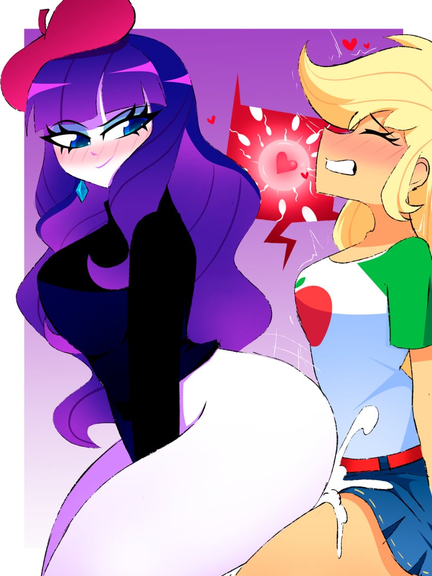 applejack_(mlp) breeding country_girl cum female friendship_is_magic futanari hasbro human impregnation my_little_pony rarity_(mlp) sex tagme xan-gelx(xan) xan13