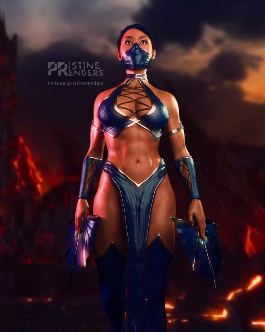 1girls 3d 3d_(artwork) assassin athletic athletic_female belly big_breasts black_hair breasts busty cleavage curvy dark_hair daz3d daz_studio edenian female female_focus female_only fit fully_clothed huge_breasts iray kitana kitana_(mk11) kitana_(mk9) kunoichi large_breasts legs long_hair midway midway_games mortal_kombat mortal_kombat_(2011) mortal_kombat_11 muscular muscular_female navel netherrealm_studios pinup pose posing princess pristinerenders realistic render royalty solo standing thick thick_legs thick_thighs thin_waist voluptuous watermark wide_hips