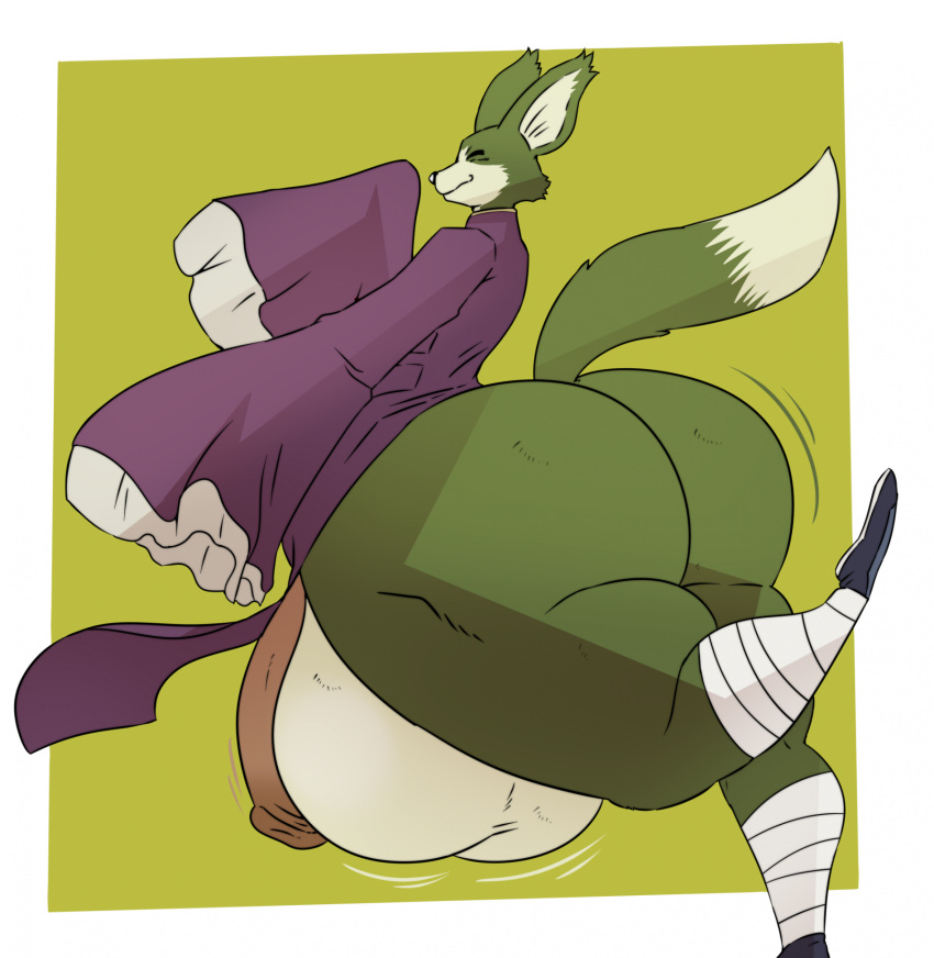 2022 a-side anthro ass balls bandage big_balls big_butt big_penis bottom_heavy bottomless bottomless_anthro bottomless_male canid canine closed_eyes clothed clothing dragon_ball dragon_ball_super ears_up fennec footwear fox genitals hi_res huge_balls huge_cock humanoid_genitalia humanoid_penis hyper hyper_balls hyper_genitalia hyper_penis majora_(dragon_ball) male male_focus male_only mammal mostly_nude mouth_closed one_leg_up penis pose raised_leg raised_tail robe robe_only shoes side_view smile solo solo_male tail