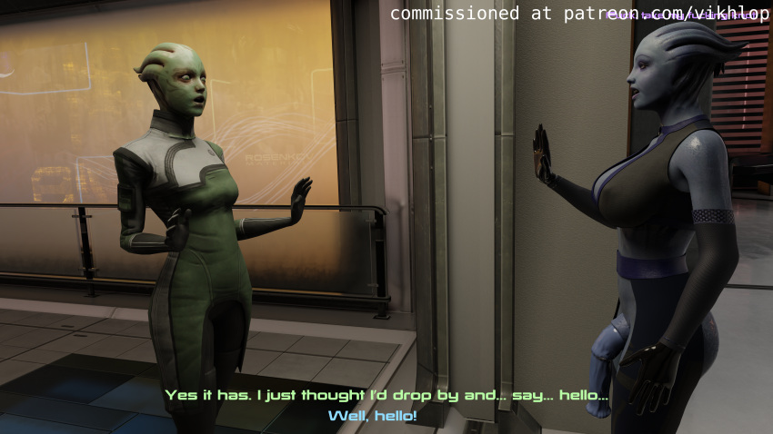 1futa 1girls 3d absurd_res alien alien_penis animal_genitalia_on_humanoid asari bondage comic comic_page commander_shepard english english_text female futanari giant_penis horsecock_futanari horsecock_on_humanoid liara_t'soni mass_effect pegging prehensile_penis self_upload shiala tali'zorah_nar_rayya text vikhlop