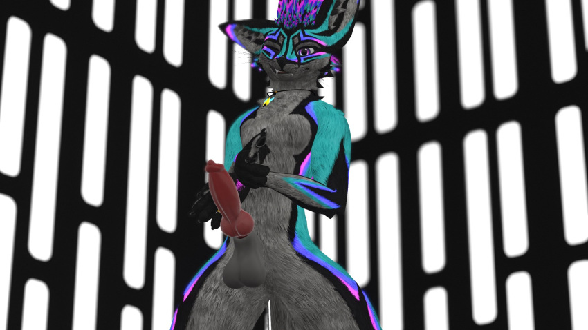 animal_genitalia animal_penis blue_fur cyan_fur furry jex jexouium penis purple_fur rexouium tagme twitter url vipertherex vr_media vrchat