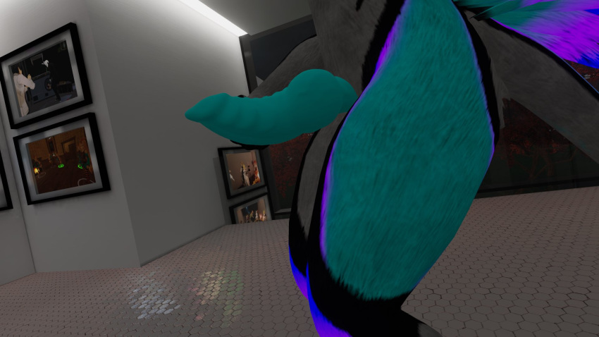 animal_genitalia animal_penis blue_fur cyan_fur jex jexouium penis purple_fur rexouium tagme twitter url vipertherex vrchat