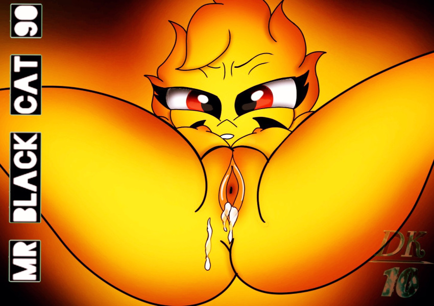 adventure_time breasts disney elemental_(pixar) fire_girl mrblackcat901 neva_the_fire_girl pixar princess_fire pussy red_eyes straight_hair