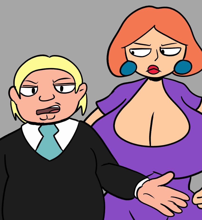 big_breasts breasts chris_griffin clothed clothed_female clothed_male dezmine21 family_guy female lois_griffin meme tagme