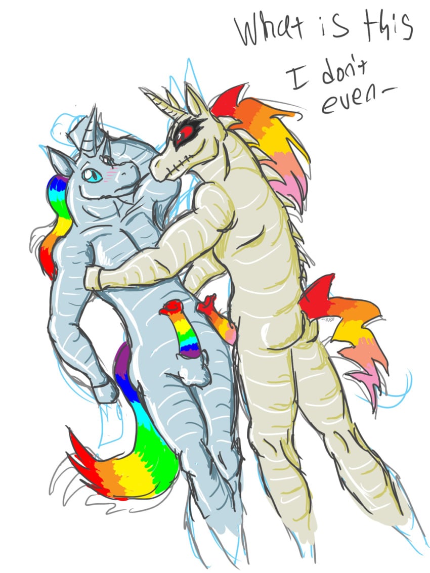 catsketch meme robot_unicorn_attack tagme