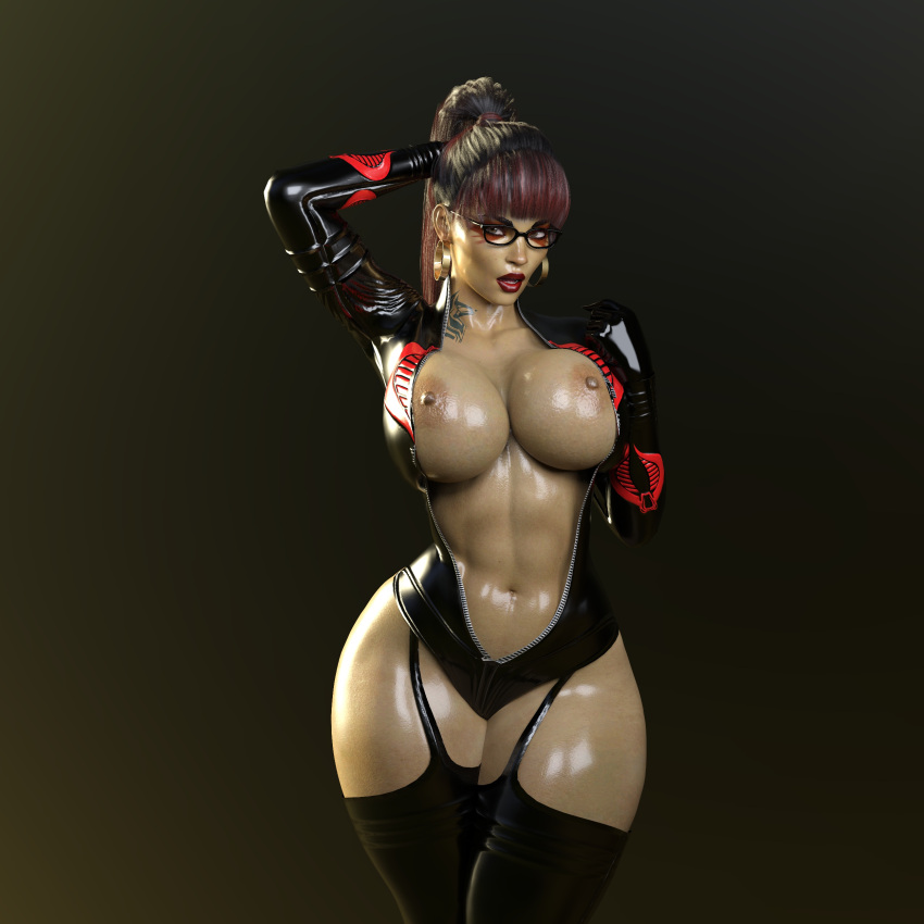 1girls 3d apex_legends ass baroness_(g.i._joe) big_ass big_breasts black_hair breasts cleavage cobra_(g.i._joe) cosplay dark-skinned_female female female_only g.i._joe gm_studios loba loba_(apex_legends) loba_andrade long_hair looking_at_viewer massive_ass red_hair respawn_entertainment solo_female tattoo thick_thighs thighhighs wide_hips