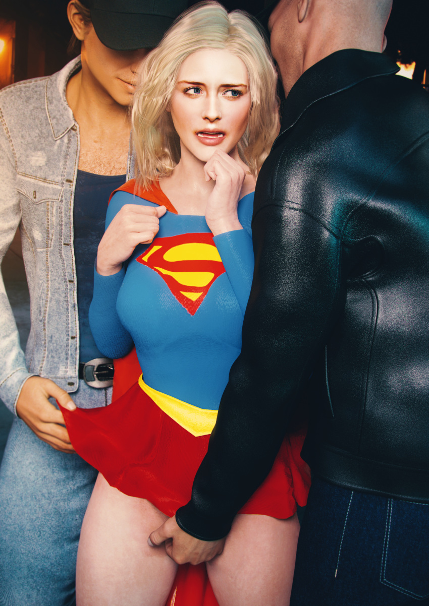 3d assisted_exposure dc dc_comics fingering forced helen_slater kara_danvers kara_zor-el misfittedarfist molestation sexual_assault sexual_harassment supergirl superheroine superman_(series)