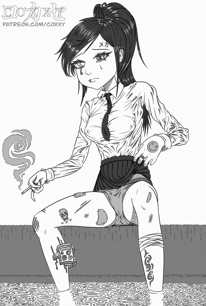 coxxy emo long_hair manga original upskirt