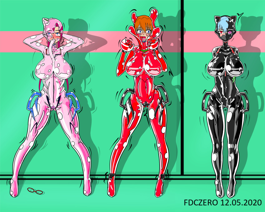 ahegao asuka_langley_sohryu corruption fdczero female goo_transformation handles large_ass large_breasts mari_illustrious_makinami mid-transformation neon_genesis_evangelion nipples plugsuit pussy rebuild_of_evangelion rei_ayanami thick_thighs transformation wide_hips