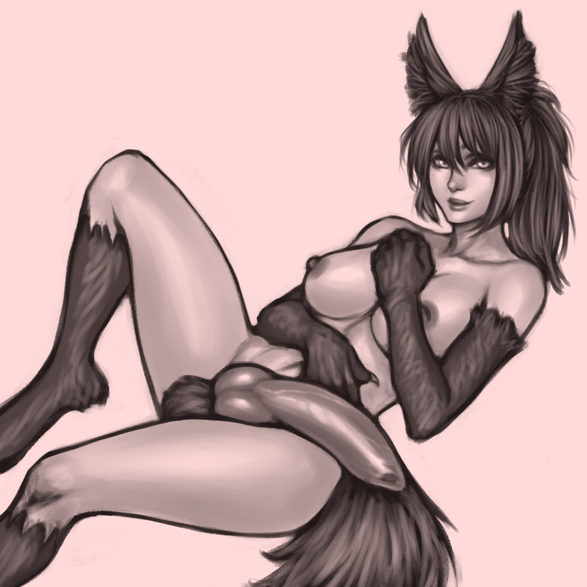 1futa animal_ears animal_feet animal_genitalia animal_hands animal_legs anus areolae balls big_ass big_breasts big_penis breasts canine_penis claws commissioner_upload digitigrade_legs erection fluffy_arms fluffy_legs fluffy_tail fox_ears fox_girl fox_tail futa_only futanari humanoid intersex intersex_only knot kumiho large_ass large_balls large_breasts large_penis legs_apart light-skinned_futanari light_skin looking_at_viewer monochrome monster_girl nipples nude ponytail shona_(pandora) sitting solo suumunster thighs