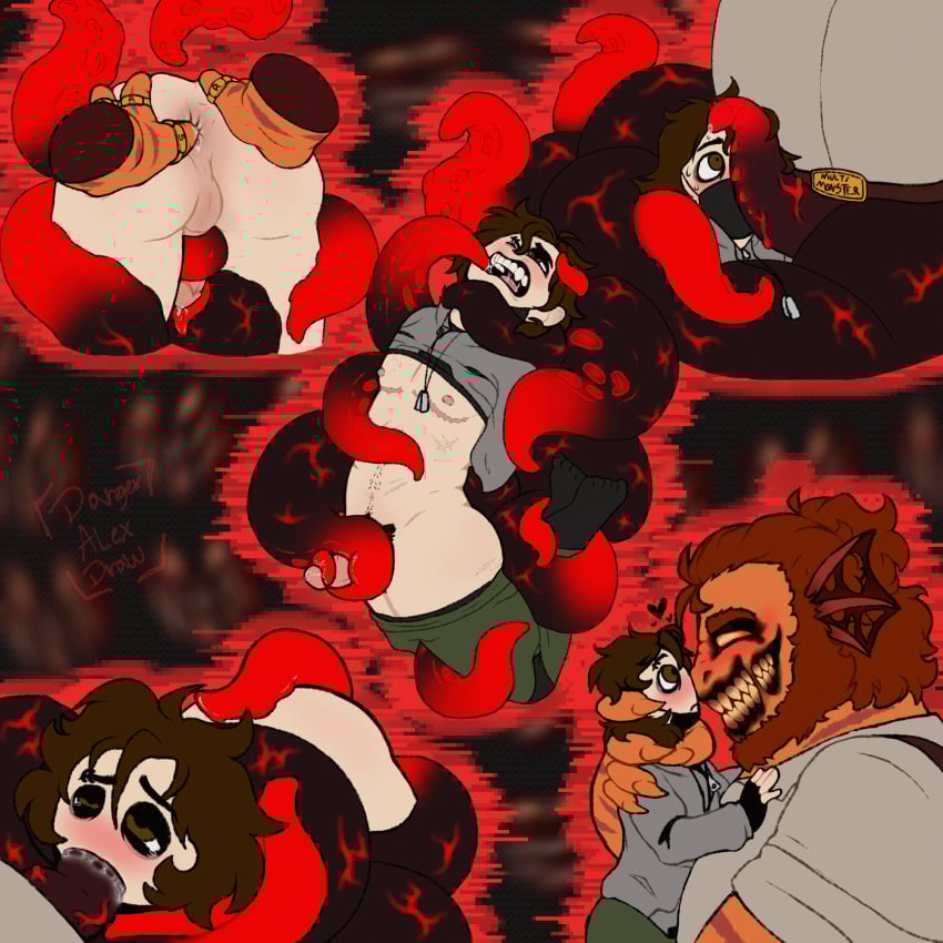 2boys a-60 anonymous_male ass black_fingerless_gloves black_gloves black_mask black_socks black_tentacles blush blushing_male brown_eyes brown_hair color colored creepy_smile dangeralexdraw digital digital_art digital_drawing digital_drawing_(artwork) digital_media digital_media_(artwork) duo duo_focus duo_male ear_fins eyebrow_piercing finger_in_ass fingerless_gloves gay gay_oral gold_rings gray_hoodie green_pants grey_hoodie hoodie_lift hoodie_up human human_male male male/male male_focus male_human male_monster male_on_male male_only male_with_male mask mask_down mastectomy_scar monster monster_boy monster_cock monster_male monster_penis oral oral_penetration oral_sex orange_skin pale-skinned_male pale_skin pale_skinned_male pants_down penis penis_in_mouth pink_blush presenting_anus presenting_ass pressure_(roblox) pubic_hair red_hair red_tentacles restrained restrained_by_tentacles ring roblox roblox_game rooms_(roblox) shirt_lift shirt_up short_hair size_difference tentacle tentacle_around_penis tentacle_cock tentacle_in_mouth tentacle_on_human tentacle_on_male tentacle_on_penis tentacle_penis tentacle_sex twitter_username watermark yaoi