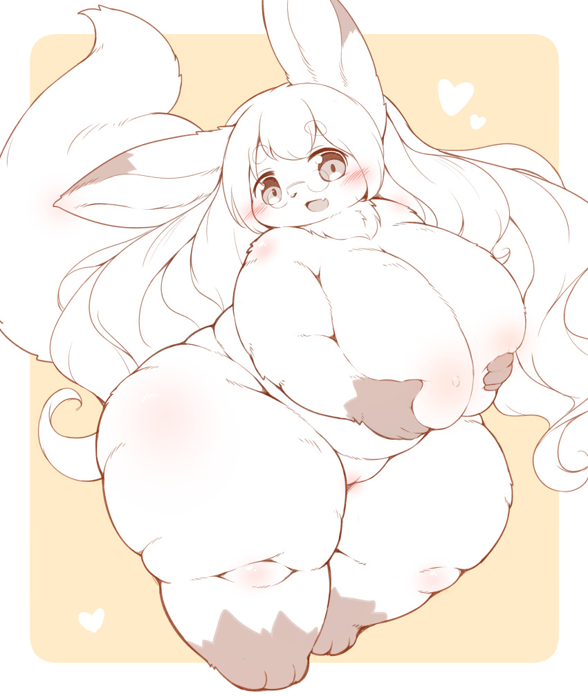 bbw fat_ass fat_rolls furry huge_ass huge_breasts huge_thighs original original_character radiowave thick_ass thick_thighs