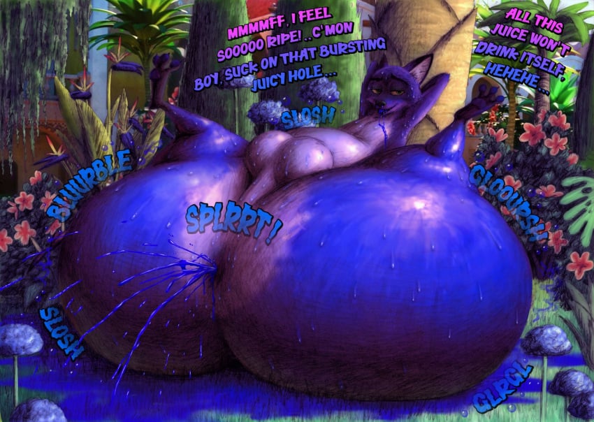 1boy after_inflation anal_juice anthro anus ass ass_expansion balls belly belly_overhang big_balls big_butt black_lips blue_body blueberry_inflation bodily_fluids bottom_heavy butt_squish canid canine chilling choice chubby_anthro chubby_belly chubby_male dialogue disney flower forest fox fur gay genitals green_eyes heavy_bottom hi_res hindpaw huge_balls huge_butt huge_hips huge_thighs hyper hyper_butt jungle legs_in_air legs_up lips liquid_inflation looking_at_viewer looking_pleasured lying lying_on_tree male male_only mammal messy_fur multicolored_body multicolored_fur nick_wilde nude on_back on_grass on_ground paws pinup plant pose presenting presenting_hindquarters purple_body red_fox relaxing request_to_veiwer requesting showing_paws showing_rear slosh sloshing_butt smile smiling_at_viewer solo speech_bubble spread_anus spread_legs spreading squish sweat sweaty_balls sweaty_body sweaty_butt sweaty_genitalia sweaty_legs sweaty_thighs talking_to_self talking_to_viewer ten-kun thick_thighs tree two_tone_body two_tone_fur yaoi zootopia