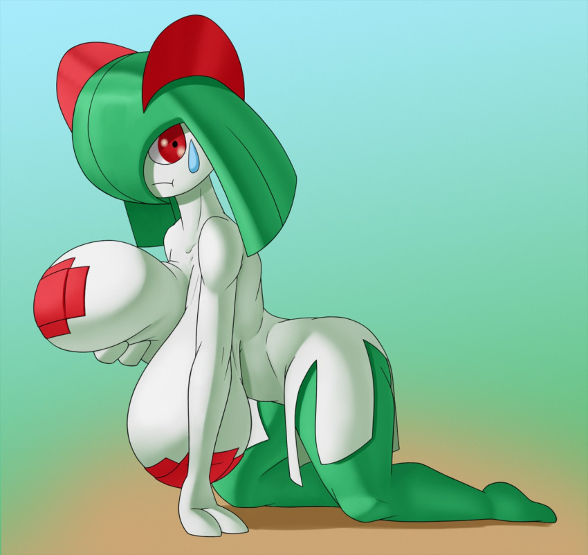 1girls 2019 big_breasts bodily_fluids breasts clothing creatiffy female female_only frown fur generation_3_pokemon green_hair hair hi_res hips huge_breasts humanoid kirlia large_breasts legwear nintendo pasties pokémon_(species) pokemon pokemon_(species) pokemorph red_eyes sagging_breasts solo solo_female tears thick thick_thighs thigh_highs thighs top_heavy white_body white_fur wide_hips