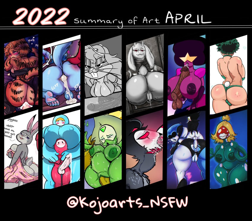 2022 2d anthro artist_name ass belly_bulge blush breasts bugs_bunny bunny_tail canine_humanoid clothing crossdressing crossover cum dark-skinned_penis deepthroat deltarune deltarune_chapter_2 digital_media_(artwork) english_text erection exposed_ass fall_guys fallguys femboy fembugs_bunny garfield_(series) garfield_the_cat garnet_(steven_universe) goat_mom helluva_boss hi_res highres its_the_big_shot_himself_spamton_g_spamton izuku_midoriya judy_hopps kojoarts large_breasts larger_female light-skinned_male looney_tunes mario_(series) multiple_characters my_hero_academia naughtypaw_(artist) nipples oral_sex paizuri penis penis_between_breasts peridot_(steven_universe) piranha_plant plantie presenting_hindquarters pussy queen_(deltarune) skimpy_outfit smaller_male spamton_g_spamton steven_universe stolas_(helluva_boss) stomach_bulge testicles text the_looney_tunes_show timbywuff titfuck titjob toriel trap ttherandom tthrandom tthrandom_rp undertale undertale_(series) underwear zootopia